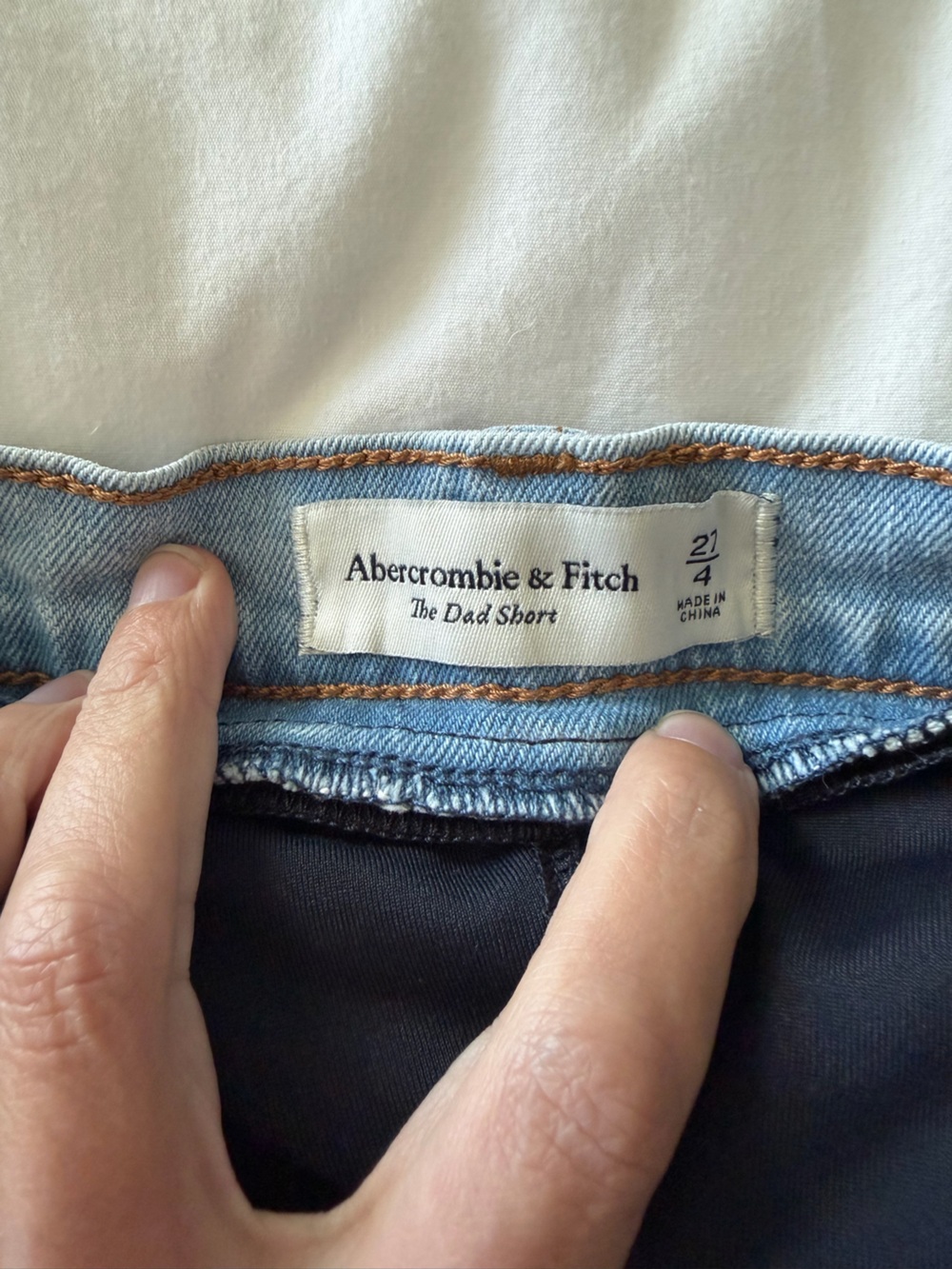 Abercrombie & Fitch MATERNITY Light Blue Denim Relaxed Jeans